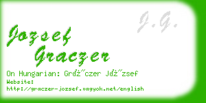 jozsef graczer business card